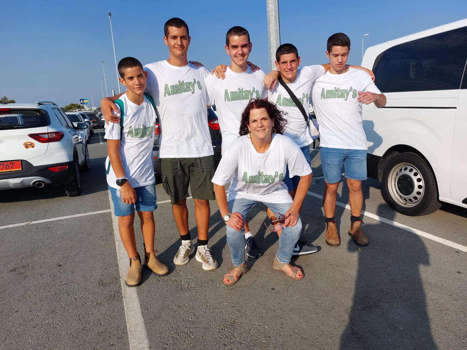 Miri with her sons