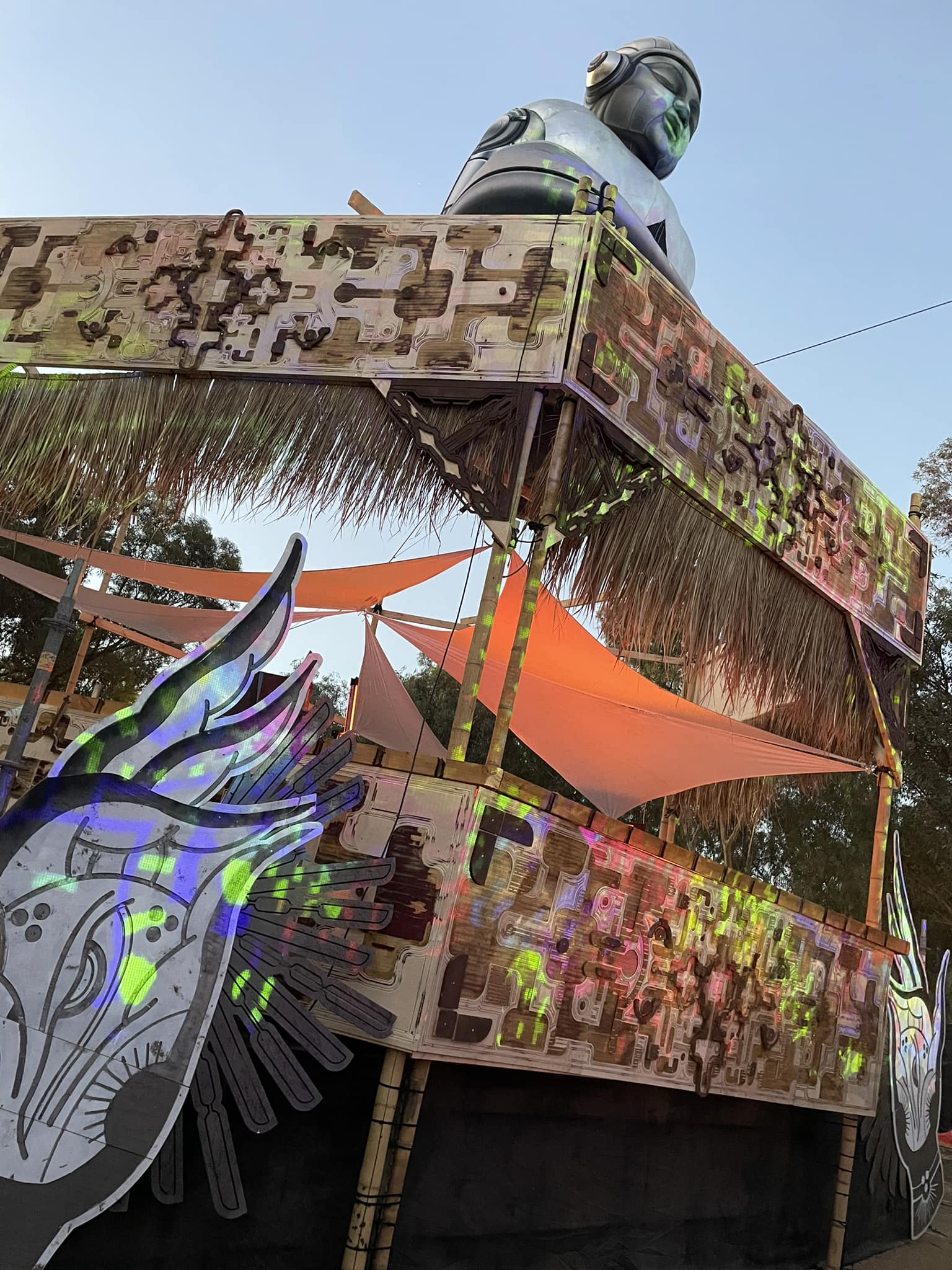 Decor at the Supernova Festival