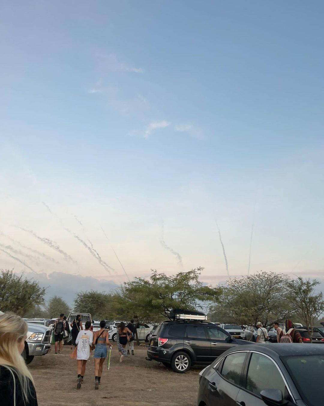 rockets launching over NOVA party
