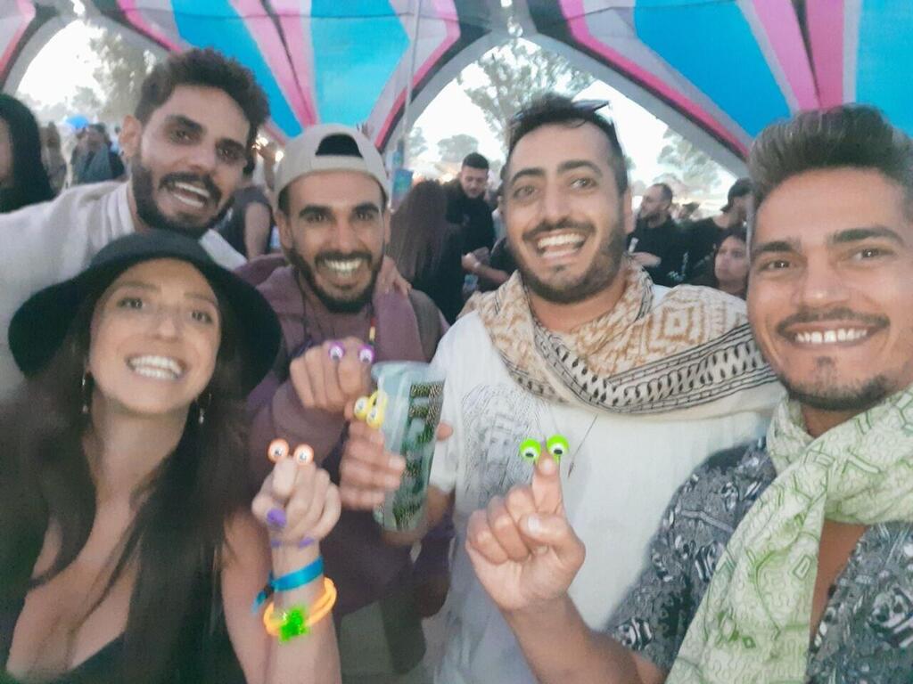 Ron and his brother and friends at Supernova festival
