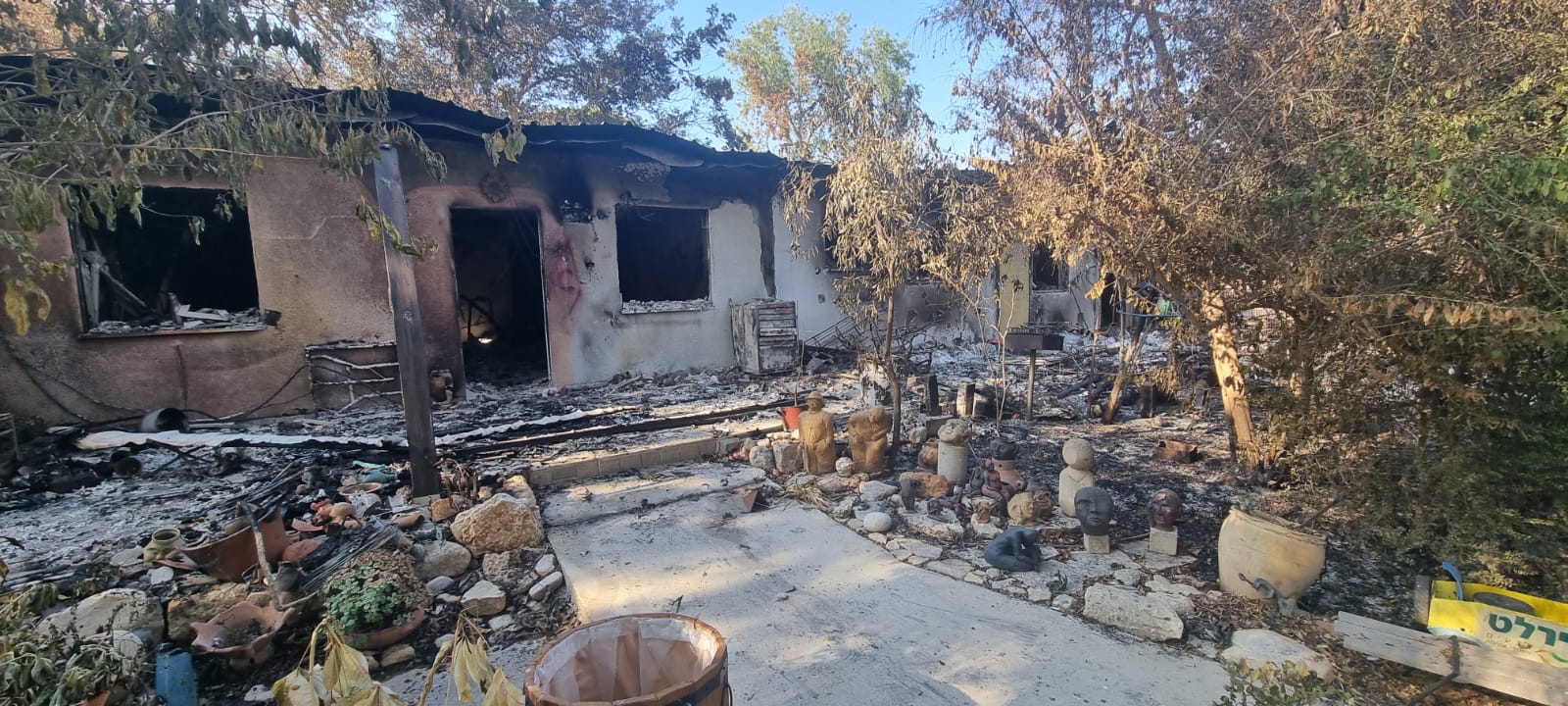 burnt house