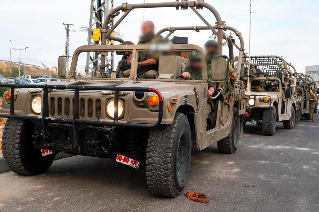 Security forces at Gaza Strip
