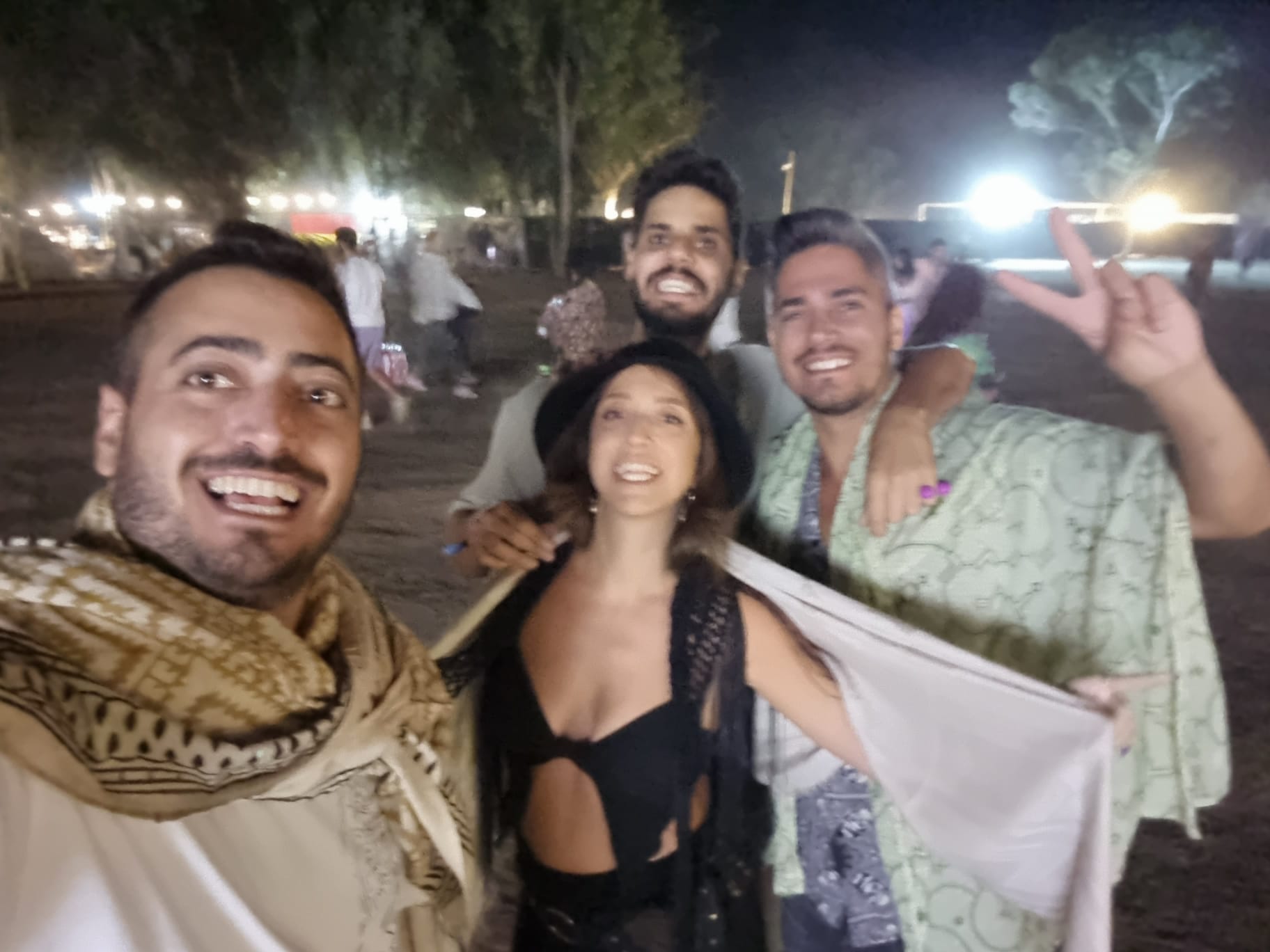 Ron and his brother and friends at nova festival