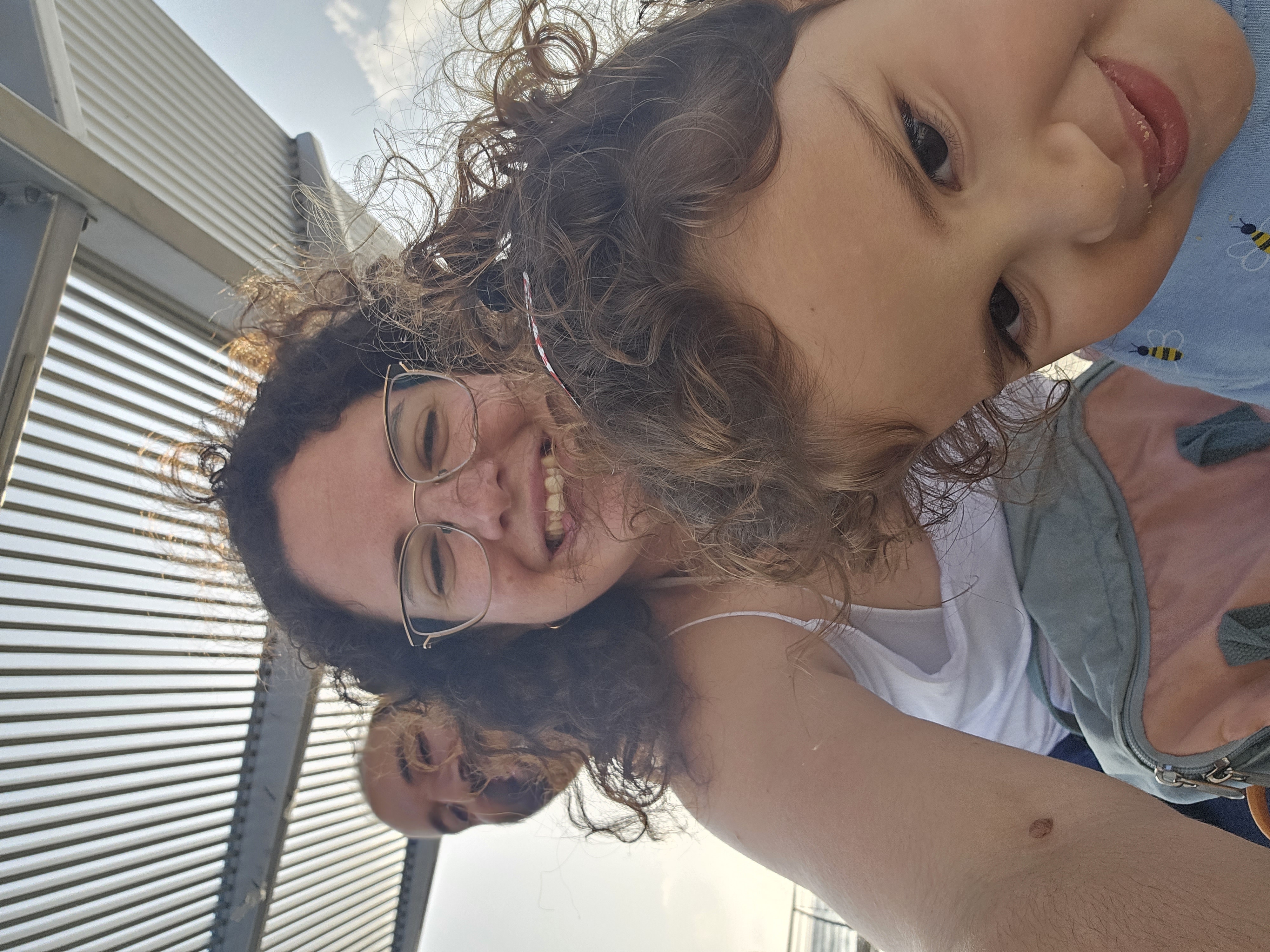 Shai S, her husband Poli and her daughter Arbel