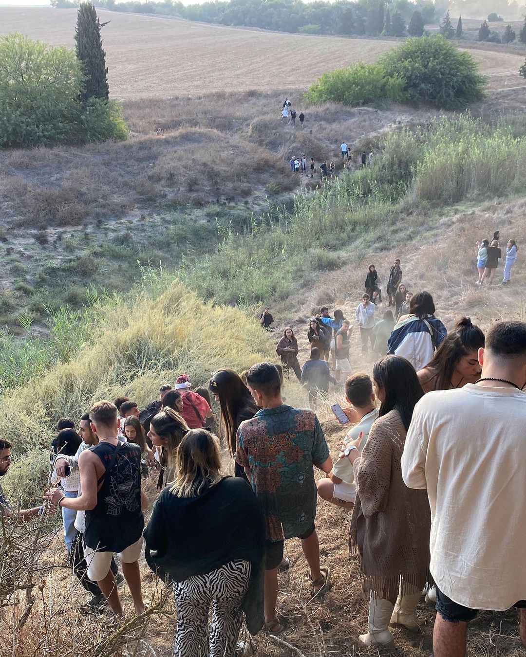 NOVA survivors escaping through fields