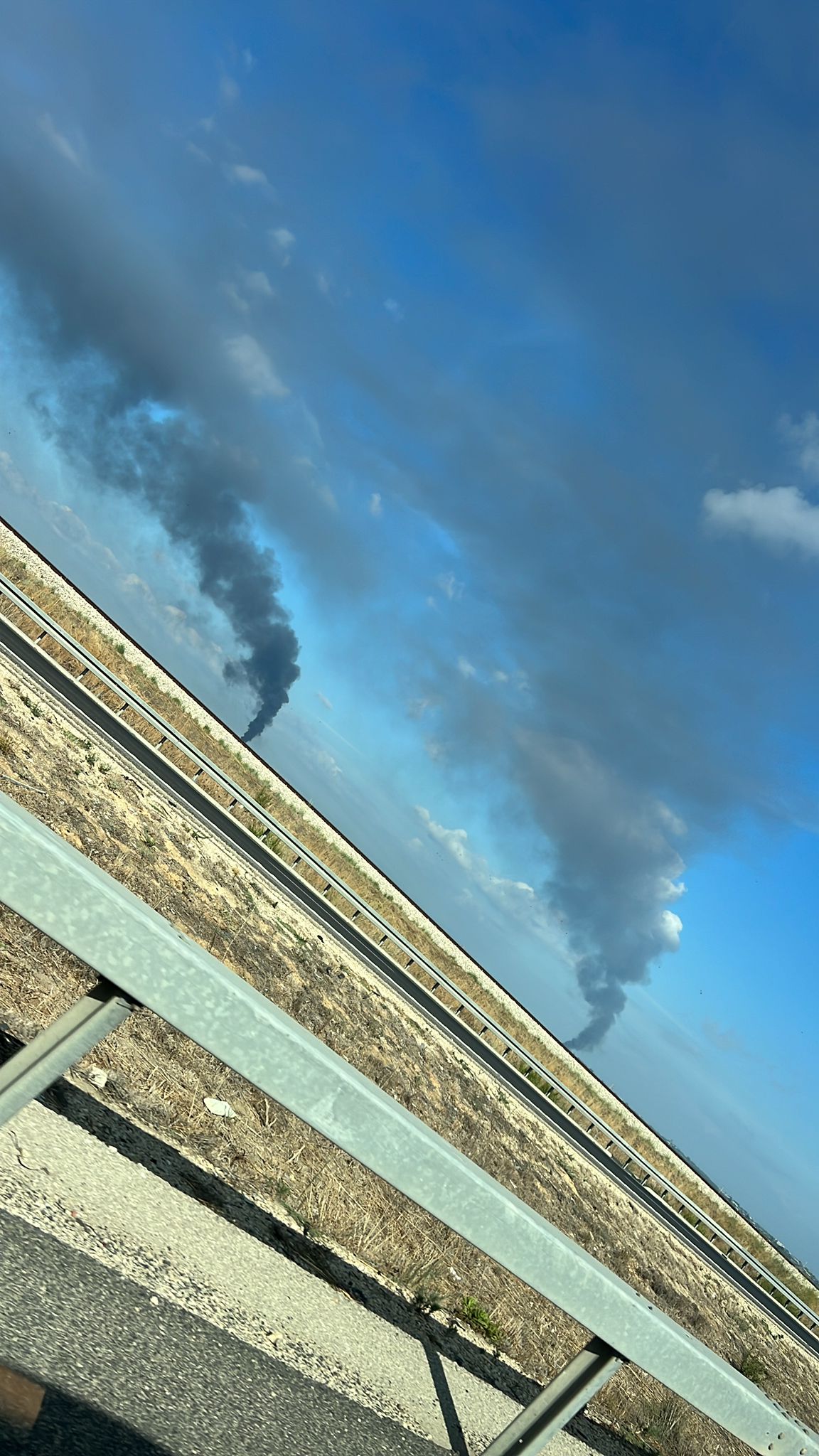 Smoke on the horizon