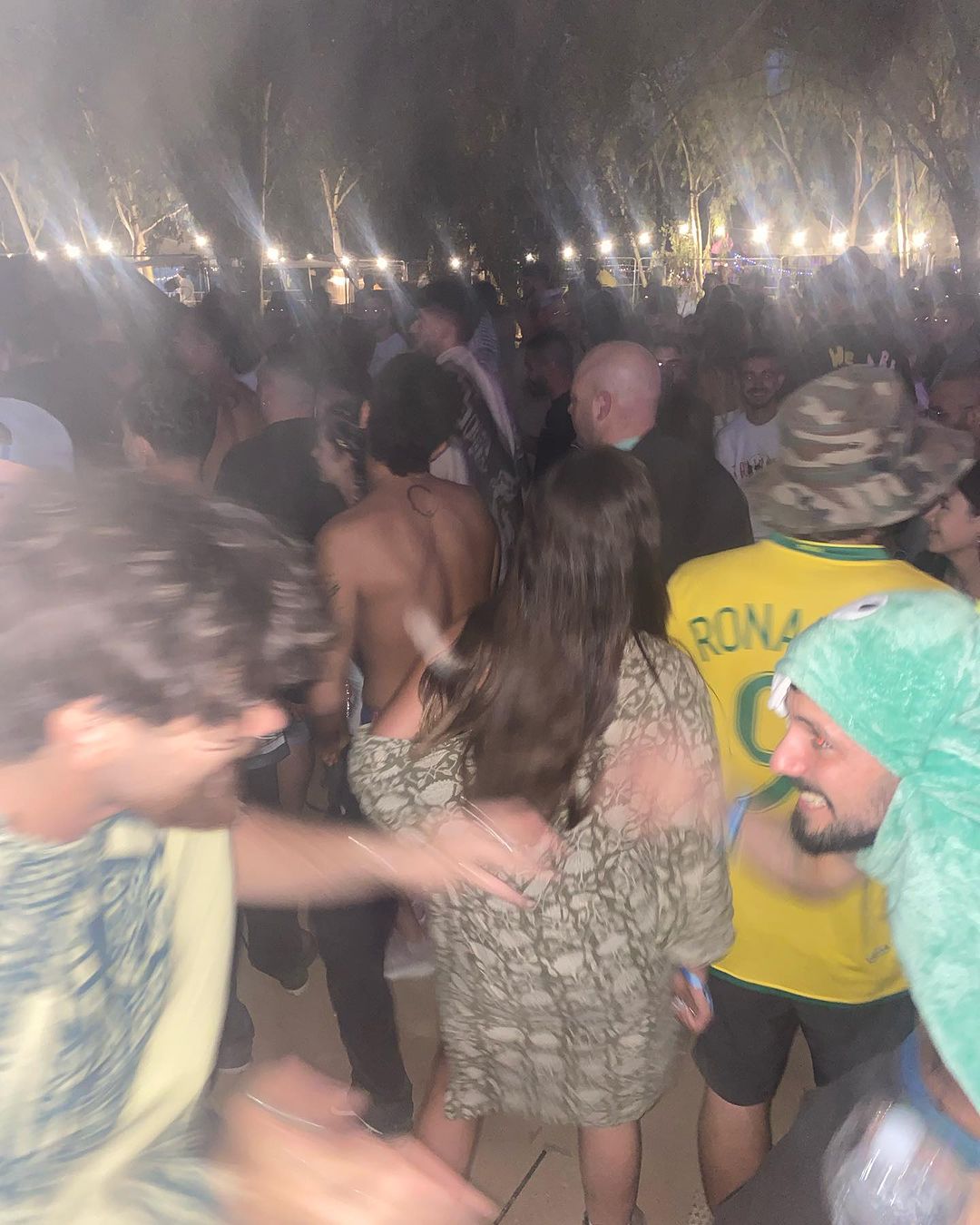 People dance at the Supernova festival