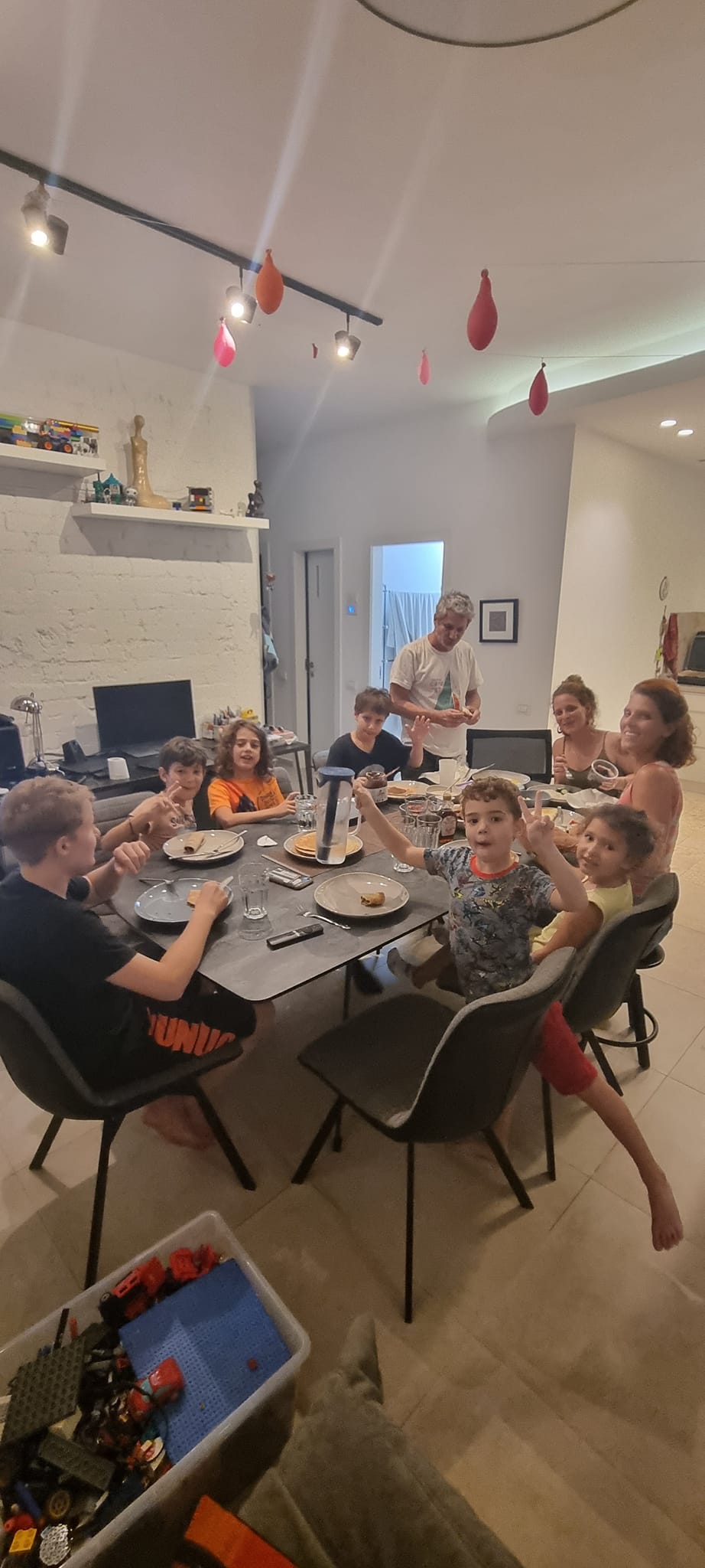Sunday night comfort dinner with the children