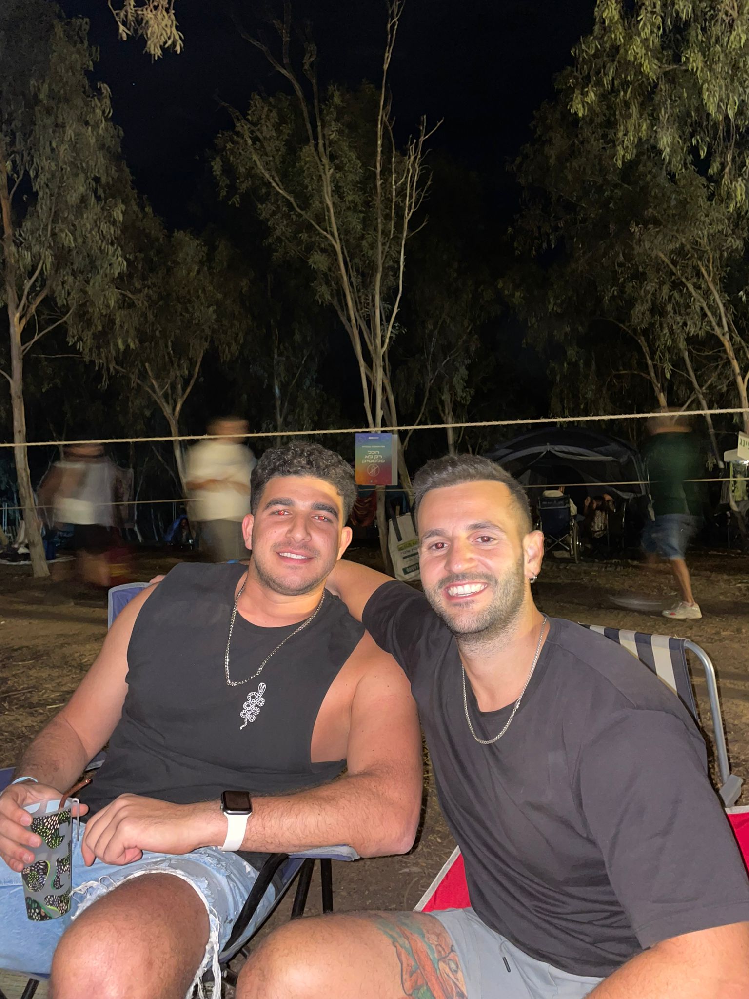Adir and a friend at NOVA
